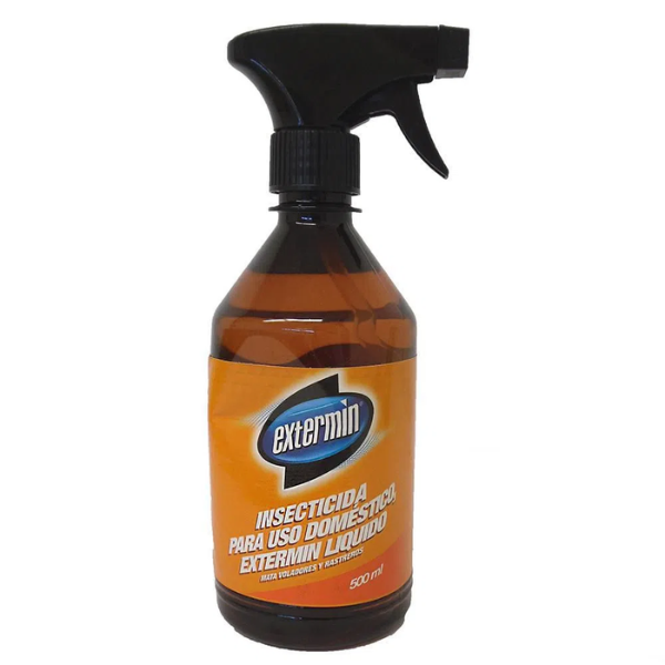 Insecticida Líquido Extermin Voladores Y Rastreros Pistola 500Ml ...